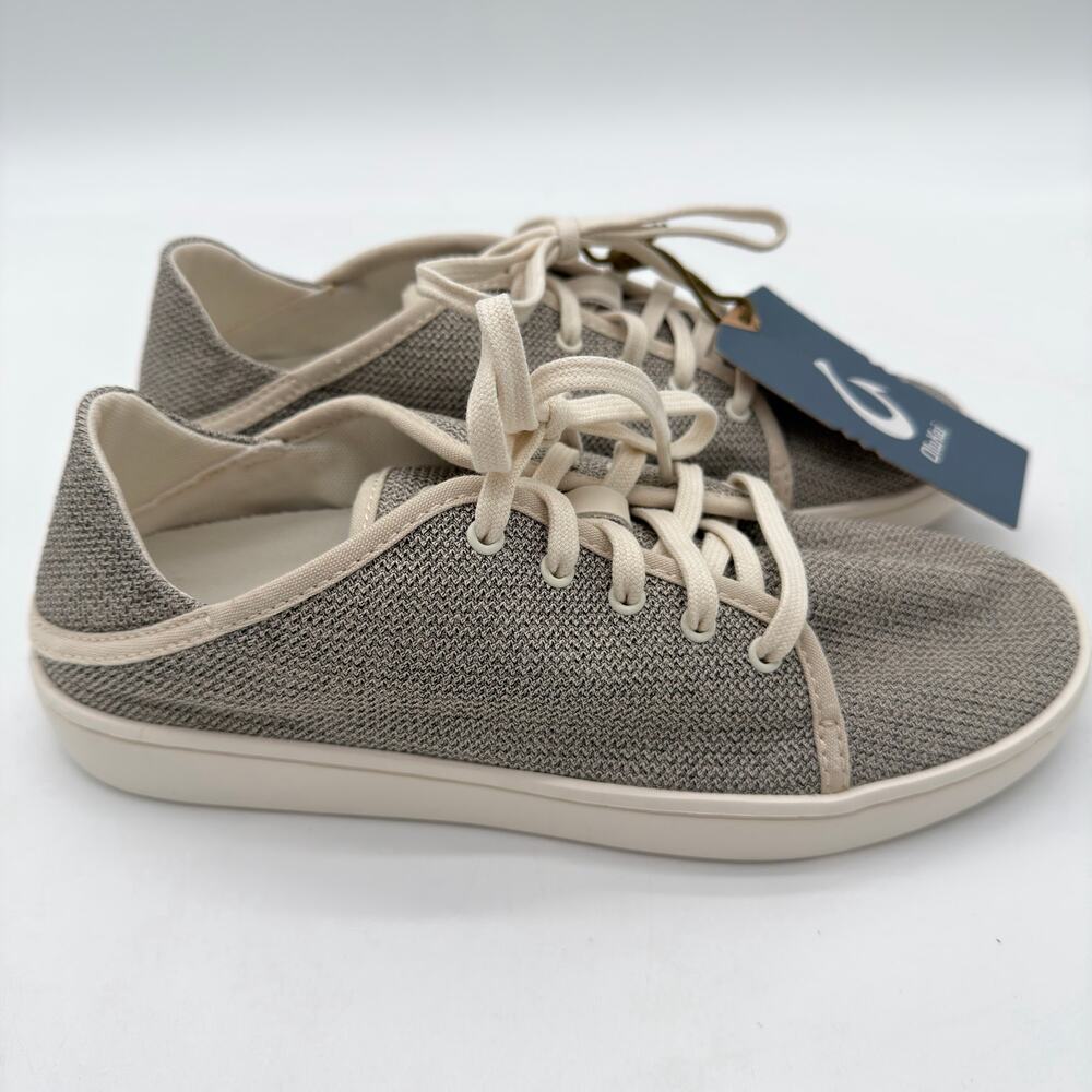 Olukai Pehuea Li Mesh Everyday Comfort Tapa Tan Convertible Sneaker 8